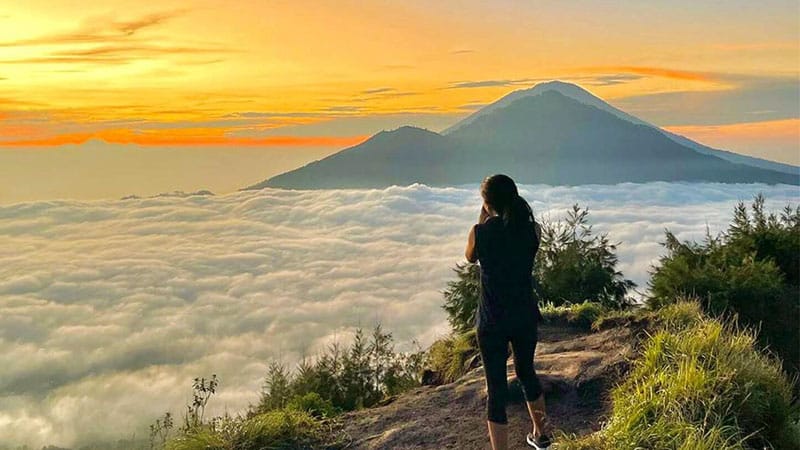 Wos River Tubing and Mount Batur Trekking