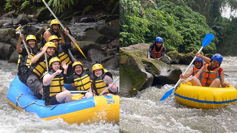 Difference Between River Rafting and River Tubing