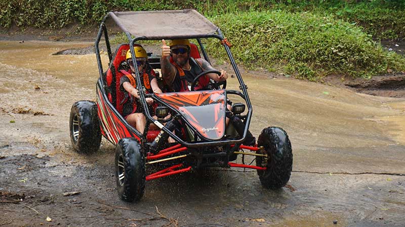 Combo Bali River Tubing and UTV Buggy Ride