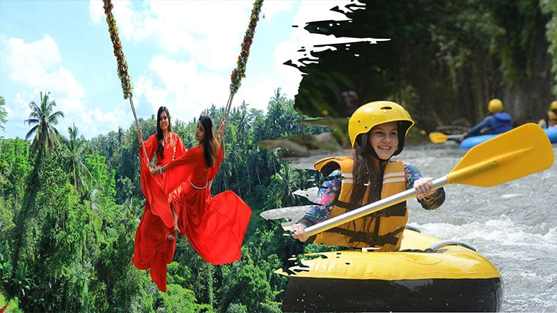 Bali River Tubing and Jungle Swing